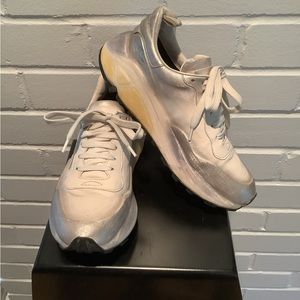 Officine Creative  SPHYKE 101 White/Silver Sneaker.